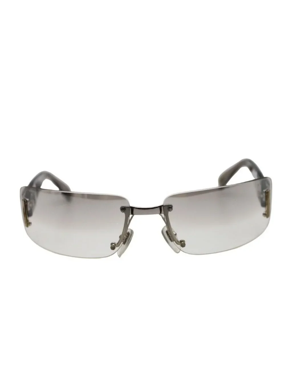 Bvlgari Sunglasses Gray 626 Clear Skeleton Eyewear